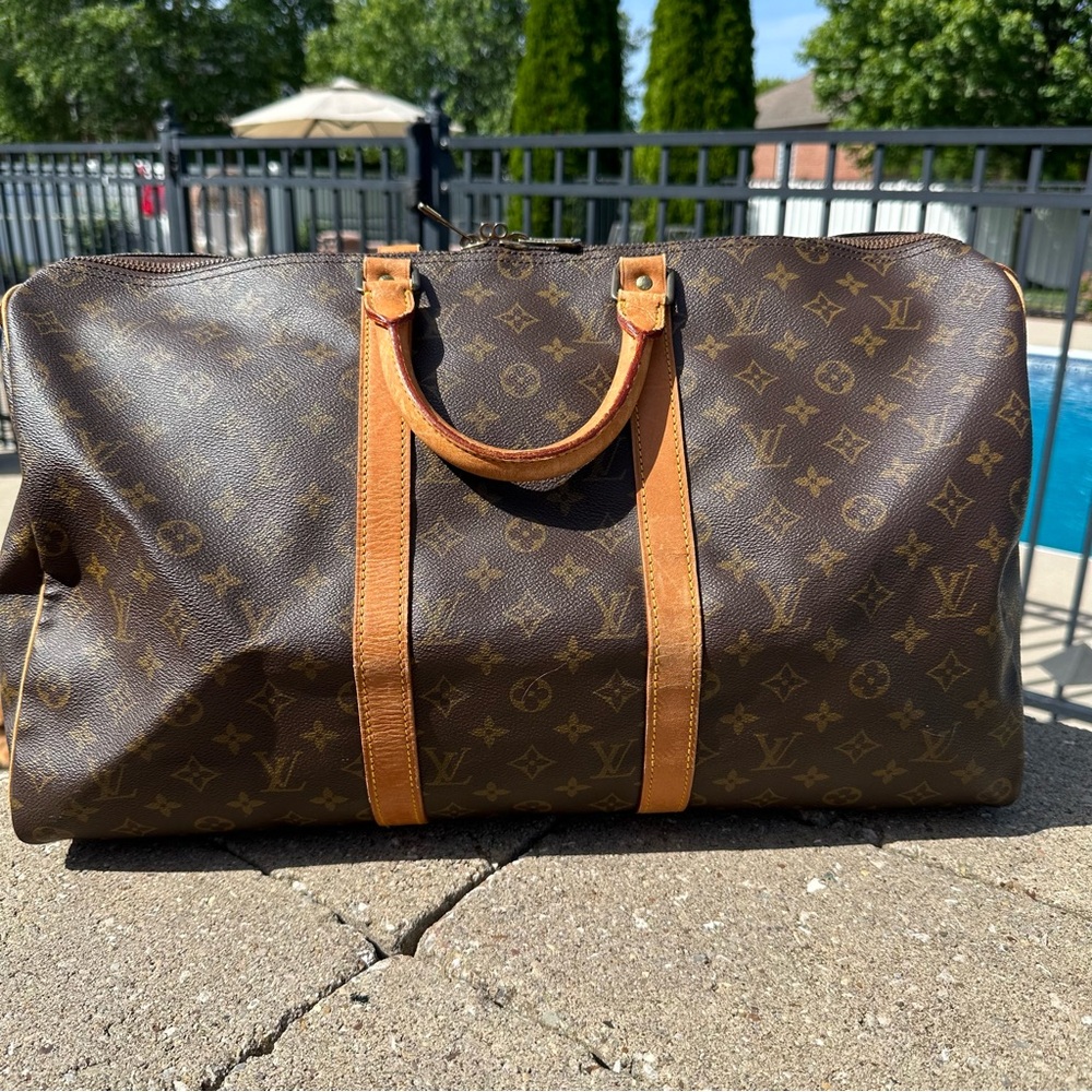 Louis. Vuitton Monogram Keepall 50